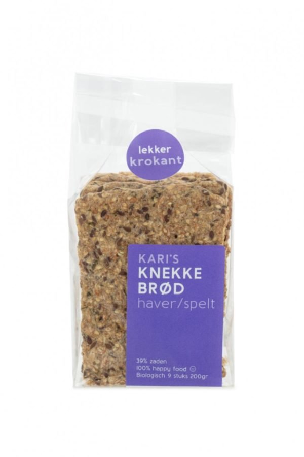 Kari's crackers Haver Spelt 1 Karis crackers haver spelt
