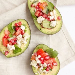 avocado met Feta